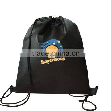 portable Heat Transfer Printing Non Woven drawstring bag