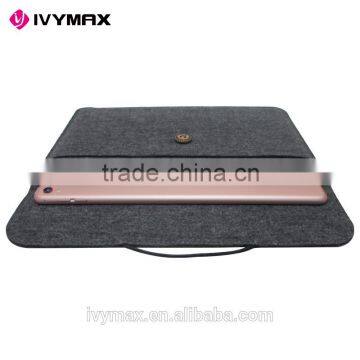 IVYMAX New Design Dark Grey Sleeve Case Cover Ultrabook Netbook Laptop Sleeve Bag for 9.7 Inc Ipad Pro photo-4