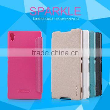 NILLKIN Sparkle Serie Flip Leather Case for Sony Xperia Z4