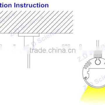 China Round Shape Aluminum Profiles for LED Strip Lights