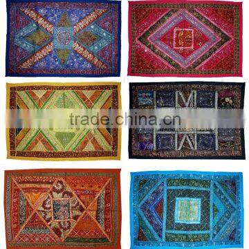 Handmade Tapestry Zari work Throw Wall Hanging