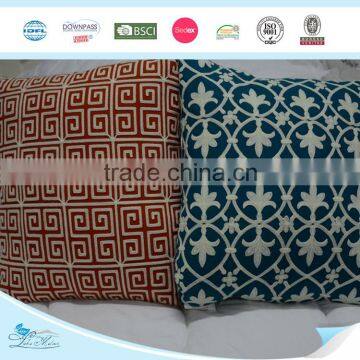 Best Selling Home Textile Embroidered Geometric Decoration Cushion