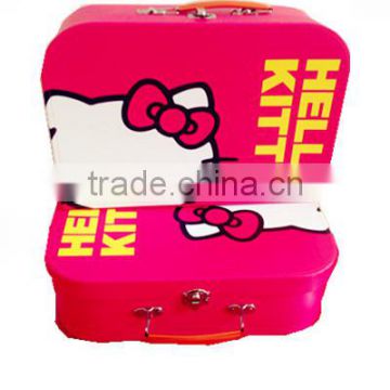 hello kitty cardboard suitcase for lovely kids