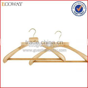 High Quality Custom wholesale Coats Wooden Hanger For Hotel