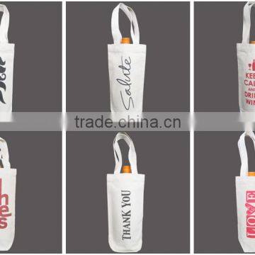 Promotional Recycled Cotton Cloth Wine Bags Wholesale photo-3