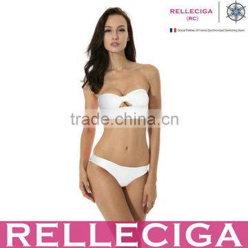 2016 Bandeau Bikini Swimwear With Removable Halter Straps photo-4