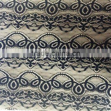 charming black tulle stretch plain swiss lace fabric for evening dress