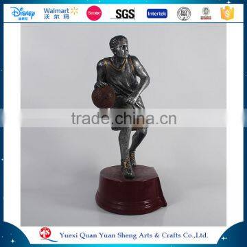 Newest Style Design Customized Polyresin Male Female 2015 NBA Resin Basketball Player Trophy Cup