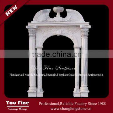 High Quality Elegant Natural Carved Marble Door Surround