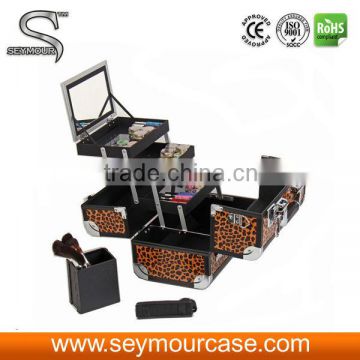 Aluminum Makeup Train Case Artist Kit Case