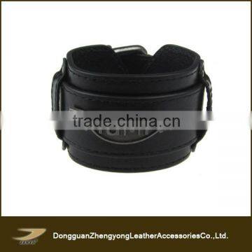 JANYO professional wholesale engraved leather bracelet custom logo bracelet