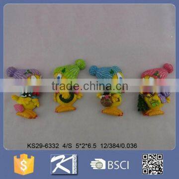 Creative refrigerator magnet resin rooster shape