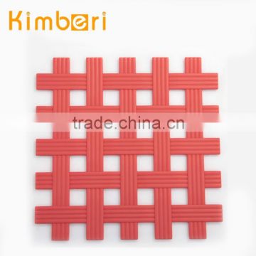 food grade gird pattern non-stick silicon mat plastic mat