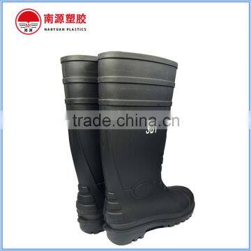 Black PVC Steel Toe Wellinton Boots for Industry or Heavywork