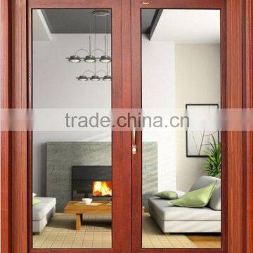 Aluminum single/double hung window with tempered glass