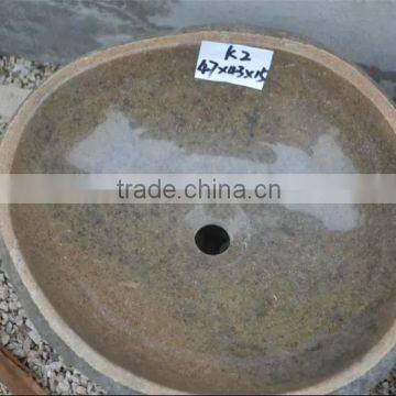 High Grade Natural Cobblestone Counter Basin photo-2
