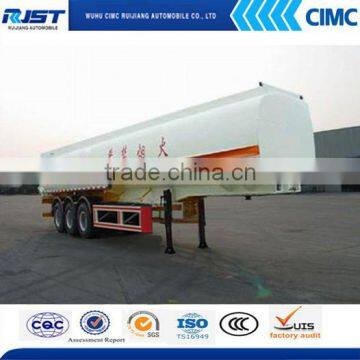 CIMC Stainless Steel Tank Trailer Transport Oil Fuel Tanker