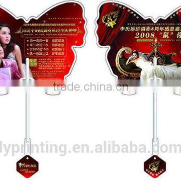 Promotional PP Hand Fan Advertising Hand Fan Printing