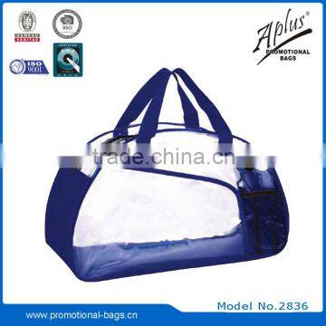 sports bags clear pvc waterproof duffel bag