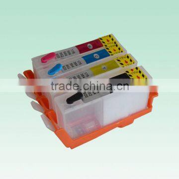 364 BK C M Y Empty Refillable Ink Cartridge with chip For hp364 HP Photosmart Pro B8550 5510 5515 6510 4620 Printer