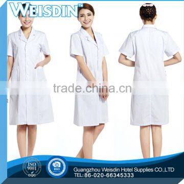 women's/man's spandex/polyester disposable doctor robe