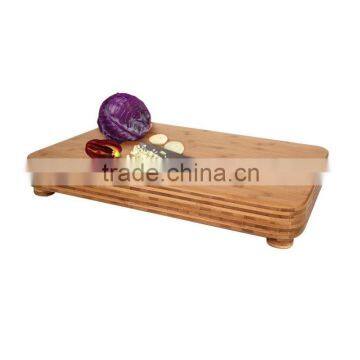 Multi-function large bamboo butcher block