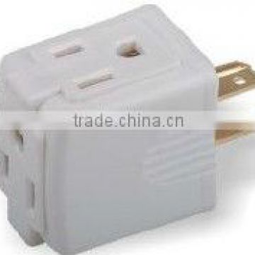 UL USA 15A 125V 3 prong grounded outlet current tap