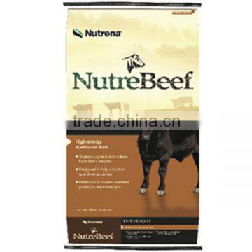 North America popular horse feed bag 20kg cattle feed woven bag 50kg