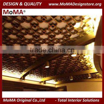 High End Custom Make Metal Art Work, Aluminum Suspended Ceiling Lighting Design