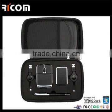 Ricom leather office travel kit,leather travel kit bag,leather gift set travel kit--Shenzhen Ricom