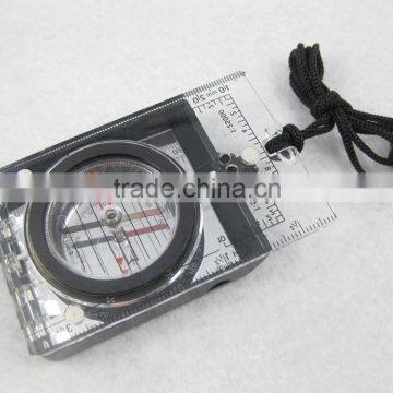 Map Mirror Compass With Built in Clinometer/Transparent Camping Map Compass Quality Choice