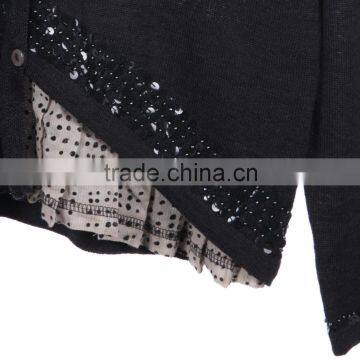 New Design Beautiful Ladies Cardigan Producers in Turkey Turkish Nice Inlaid Soft Woolen Winter Cardigan Suppliers in Turkey photo-2