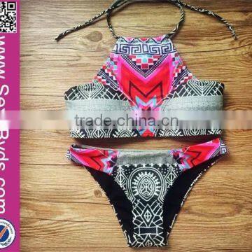 2016 Halter 2pcs Brazilian Sexy Girl Bikini