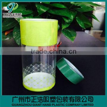 custom Plastic Tube for Cosmetic packaging, plastic cylinder and round box