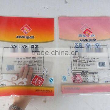 BOPP & LDPE Plastic 2.5KG Frozen Sausage Packaging Bag With Customized Printing                        
                                                Quality Choice