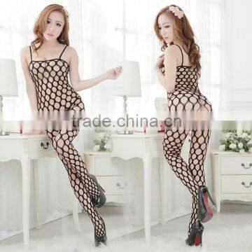 7028 New design black fishnet body stocking 2015