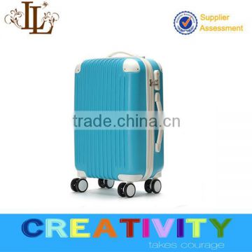 high quality abs pc trolley luggage with TSA lock cabin case