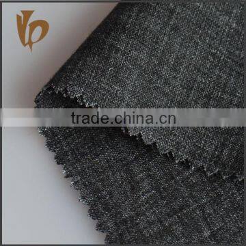 Black Yarn Dyed Plain Linen Fabric for Men Pants photo-2