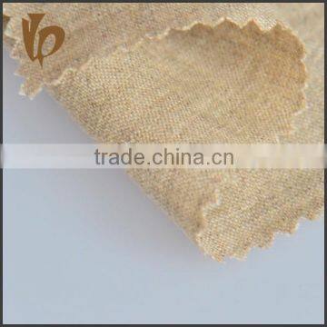 Pure linen fabric with natural linen color yarn 14S*14S 168GSM