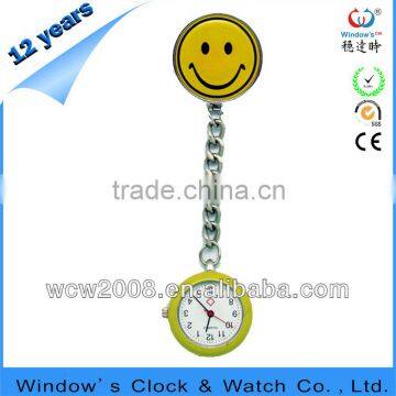 Hot!!! Smile face Alloy nurse Watches