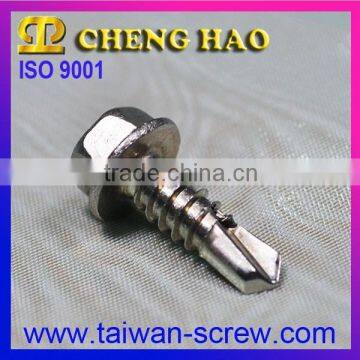 Recessed Slotted Stainless Steel Hex Head Screws photo-4
