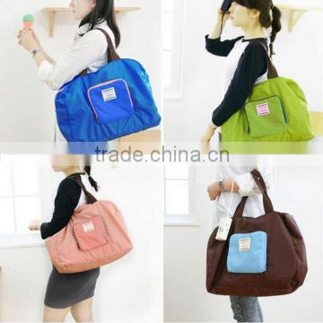 Good quality Nylon Shopping Bag folding Stroage Bag Shoulder bag/portable shopping bag