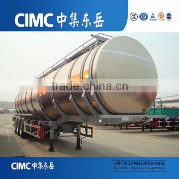 CIMC brand Goose neck Oil Tank Trailer 13 Ton Fuwa Axle 42000L For Petroleum and Fuel