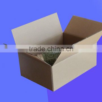 Custom gray corrugated cardboard shipping box