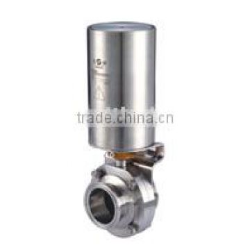 Stainless Steel Sanitary Pneumatic Butterfly Valve