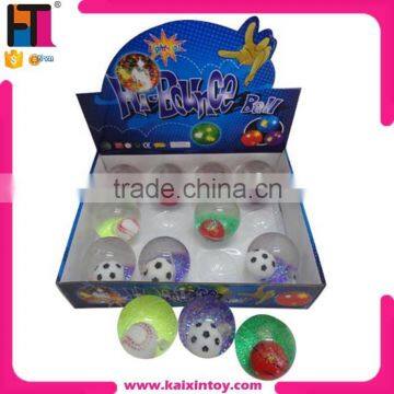 6.5cm Custom Printed Rubber Boucing Ball With Led Flashing Light photo-2
