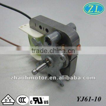 Ac motor Fan motor Shaded Pole Motor YJ61-10 for electric fan, heater,electric fireplace,oven,humidifier,air purifier