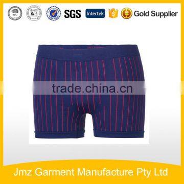 100% OEM factory men underwear stripe cotton underpants