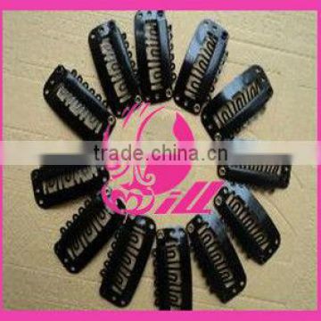 Black clips hair extension clip hair extension snap clips