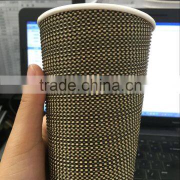 OEM Acceptable Coffee Disposable Paper Cups With Lid and Logo photo-3